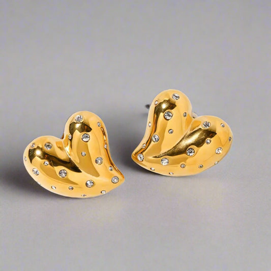 Caroline Heart Earrings